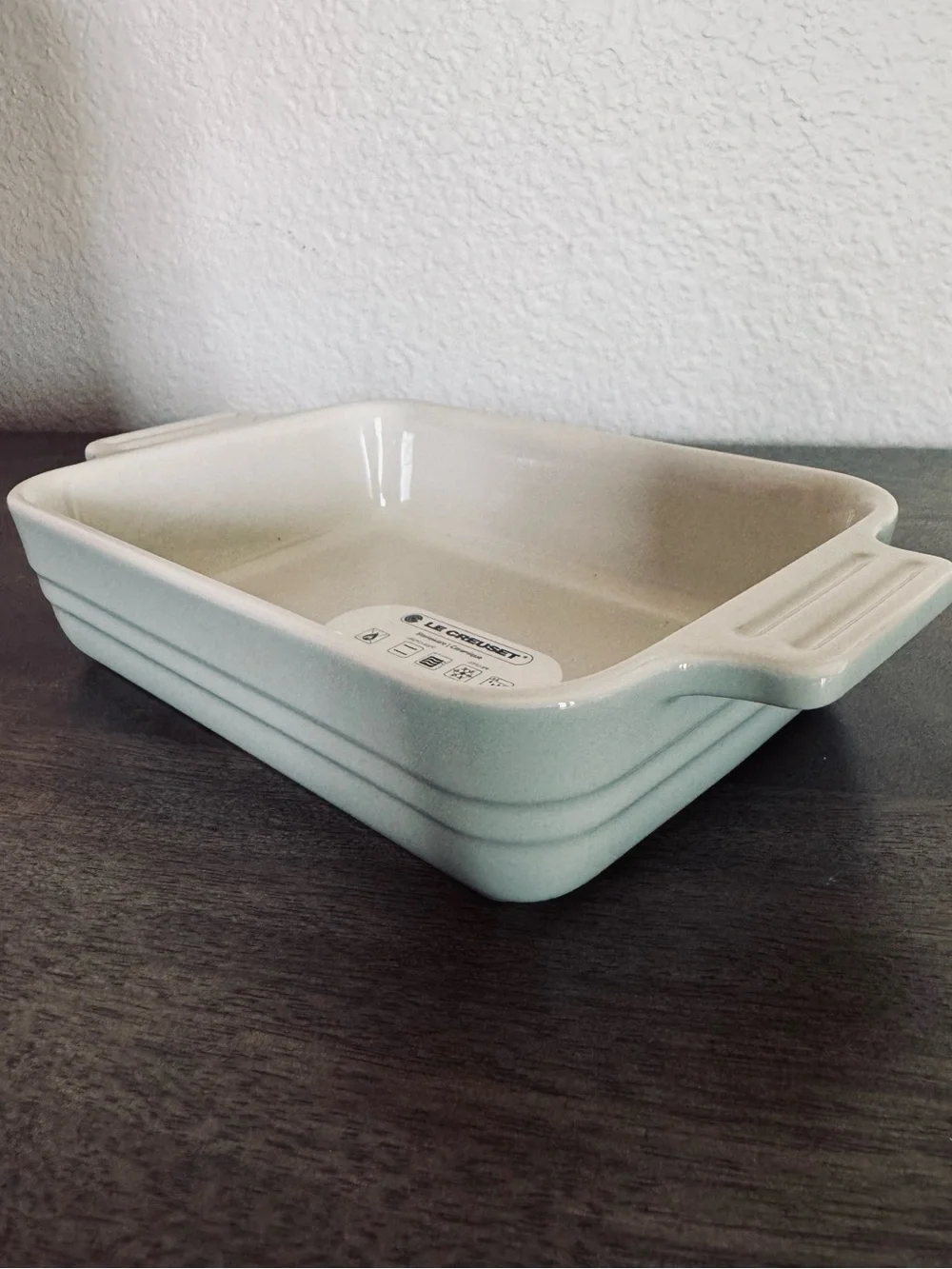 Le Creuset Pistache Rectangular Baking Stoneware Casserole Dish